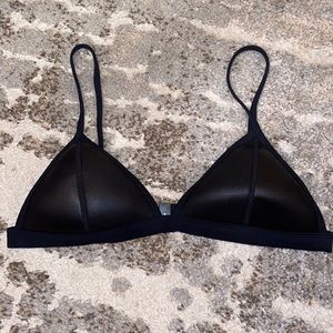 Black Triangl Swim Top